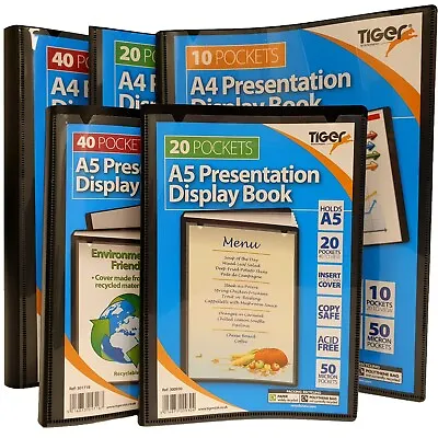 High Quality Presentation Display Book Portfolio Folder File Front Cover A5/A4 • £4.24