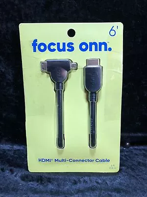 High-Speed Mini And Micro HDMI To HDMI Cable 6’ • $5.99