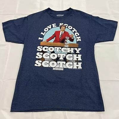 Anchorman Ron Burgundy I LOVE SCOTCH Men's MEDIUM T-shirt American Classic • $14.95