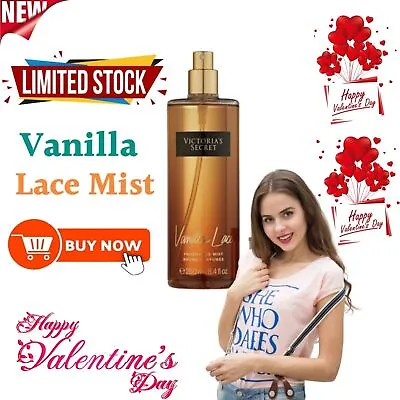 Victoria's Secret Vanilla Lace Fragrance Body Mist Spray 8.4fl Oz Free Ship • $206.48