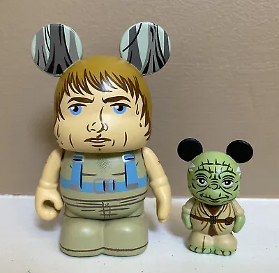 Disney 3  Vinylmation Lot/Set Luke & Yoda Star Wars 4 • $31.99