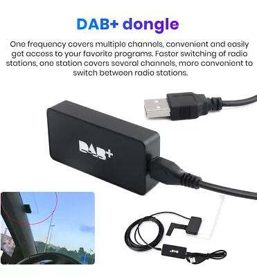 Reverse Camera/ DAB+ Box For Junsun Android Radio /DVR/ Fifber Optical Adapter • £39.99