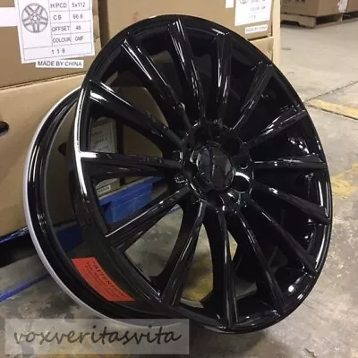 22  Brand New Glel63 Amg Style Black Wheels Rims Fits Mercedes Benz Ml Gl Class • $1250.15