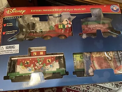 Disney Battery Operated Mickey Mouse Christmas Train • $32.50