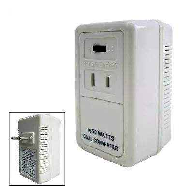 $15.88 • Buy 1650w Watt 220 To 110 Volt Travel Power Voltage Converter Transformer Step Down