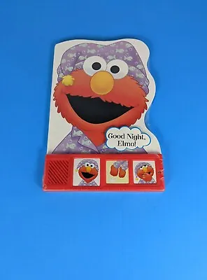 Brand New Vintage Sesame Street Play-A-Sound Children's Book Good Night Elmo! • $19.98