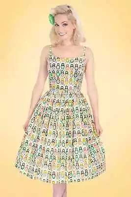 Modcloth Unique Vintage TATYANA 50s Matryoshka Nesting Dolls Swing Dress XXL • $99.99