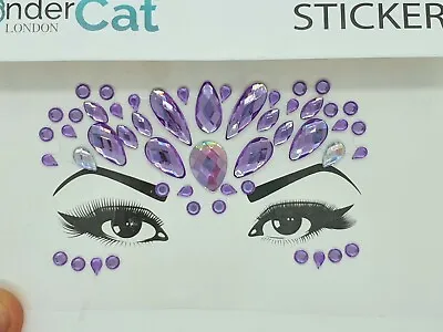 Face Gems Adhesive Glitter Jewel Tattoo Sticker Festival Party Body Make Up AW19 • £1.99