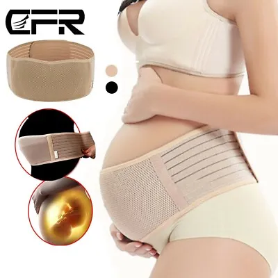 Pregnancy Maternity Support Belt  Back Bump Belly Band Waist Lumbar Postpartum G • £19.29