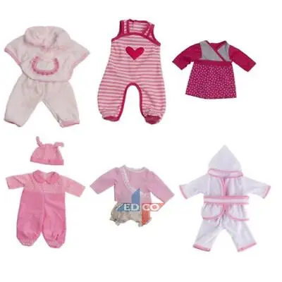 £8.99 • Buy Kids Baby Doll Clothes Dress Outfits Girls Set 40-45cm Pretend Gift Assorted