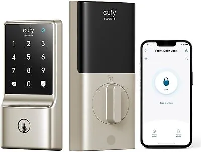 Eufy Security WiFi Smart Lock C210 Keyless Touchscreen Keypad Deadbolt |Refurb • $69.99