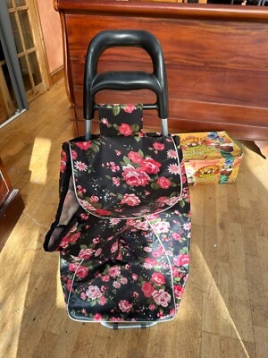 £8 • Buy Shopping Cart Trolley Lightweight Folding 2 Wheels Luggage Waterproof Large Bag