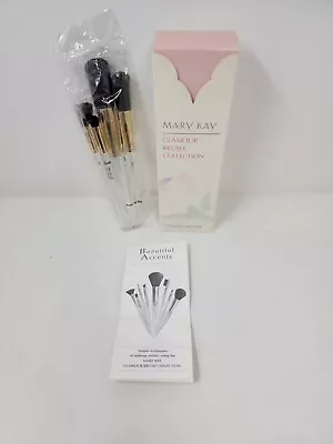 Mary Kay Glamour 8 Brush Collection #5472 W/ Holder Vase Open Box • $17.99