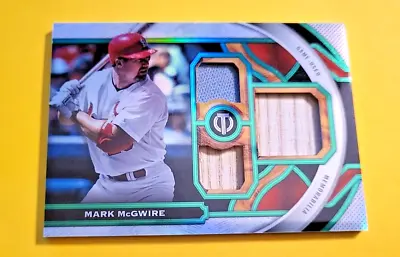MARK McGWIRE 2023 TOPPS TRIBUTE TRIPLE RELIC CARD #TR-MM CARDINALS  #d /99 • $28.95