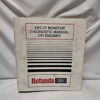 Ford Rotunda Eec-iv Monitor Diagnostic Manual Cfi Engines • $74.99