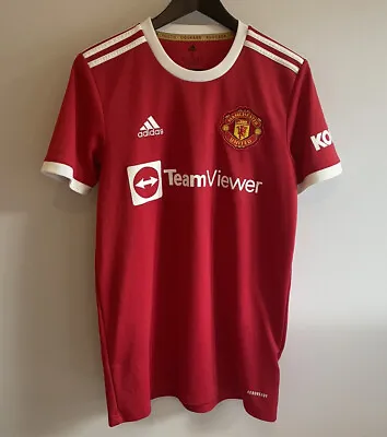 Manchester United 2021/2022 Home Shirt Adidas Mens Size Small • £18