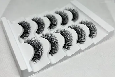 Mink Russian Strip Eyelashes DIY Lashes Wispy Natural Full Volume Glamourous UK • £2.99