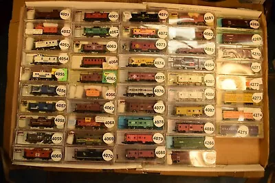 N Scale CABOOSE STOCK CAR CR ATSF SF UP SP NH CR  C&O CP PRR NP Sold Individuall • $19.95