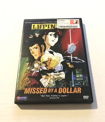 $12.95 • Buy Lupin The 3rd Missed By A Dollar DVD Funimation RARE Free Shipping