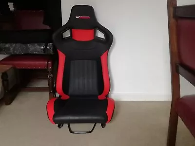  Gt Omega Rs6 Sim Rig Seat/chair Racing Red/black • £100