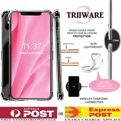 $2.99 • Buy IPhone 6 6s 7 / 8 PLUS X S R 5 S E MAX Case Clear Soft Gel Shockproof Cover