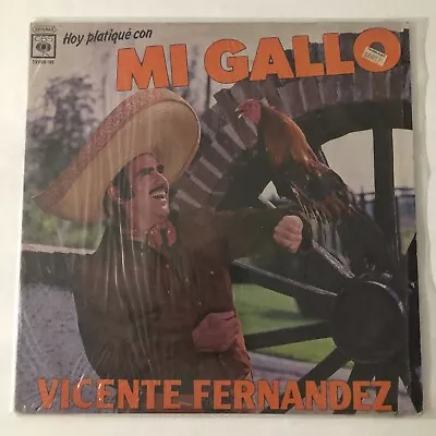 Vicente Fernandez - Mi Gallo - 1986 Mexican Lp + Inner Sleeve Rancheras • $19.99