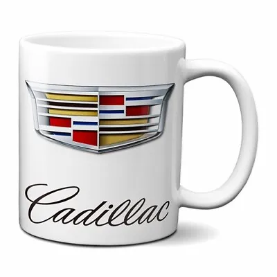 CADILLAC COFFEE MUG 11oz CERAMIC ATS SUV GM CADI • $14.99