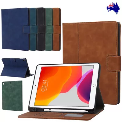 For IPad 5 6 7 8 9th Air 1 2 3 Pro 9.7 10.5 Folio Leather Smart Case Cover Stand • $24.99