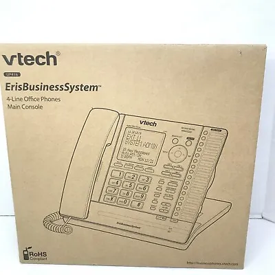 Vtech UP416 ErisBusinessSystem 4 Line Office Phone Deskset Main Console NEW • $59.99