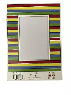 BEACH STRIPES Die-Cut “Frame Ups”Frame(5”x6-1/4”)My Minds Eye •Summertime•Lines• • $2.79