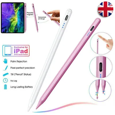 1st 2nd Generation Pen Stylus Pencil For Apple  IPad 6th 7th 8th 9th 10th Gen UK • £7.99