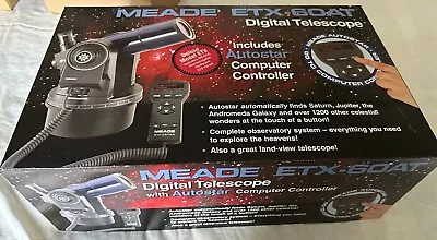 Meade ETX-60 AT Digital Astro Telescope W/ Autostar Computer Controller • $125