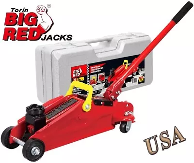 2 Ton (4000 Lbs Capacity) Big Red  Trolley Jack Blow Mold Carrying Storage Case • $72.40