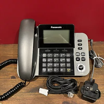 Panasonic KX-TGF320E Landline Corded Telephone Phone With Answer Machine • £19.99