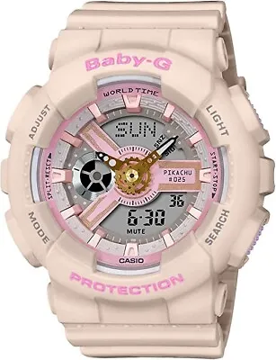 [Casio] Baby G Pikachu Collaboration BA-110PKC-4AJR Women's Pink Watch Japan LMD • $256.32