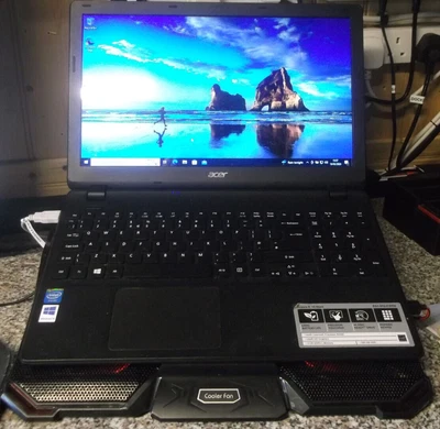£45 • Buy Acer Aspire E15 Start Laptop With New Stand Alone Keyboard, Mouse & Cooler Pad