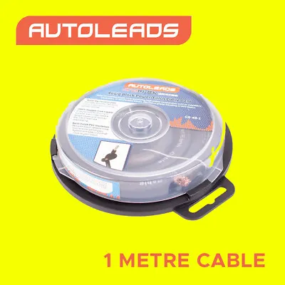 Autoleads Proflex 4awg Black Power/Earth Cable 1m Car Speaker Wire - G9-4B-1 • £9.99