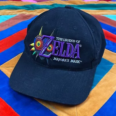 The Legend Of Zelda Majora's Mask N64 Promo Hat Official Nintendo Cap Black • $467.07