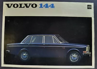 1967 Volvo 144 Sales Brochure Sheet 144S Sedan B18 Original 67 • $6.95