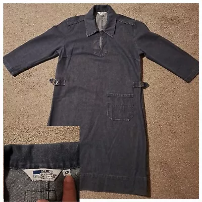 £24.99 • Buy Levi's Women Dress Y2K  All Duty  For Girls Heavy Denim Blue Utility Size XS