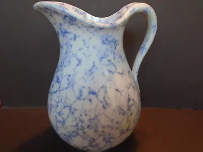 Large Flow Blue Italian Marble Pitcher • $64.99