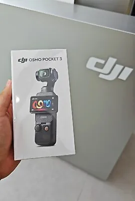 DJI Osmo Pocket 3 3-Axis Gimbal Stabiliser Camera Black With Box (New) • $1091.55