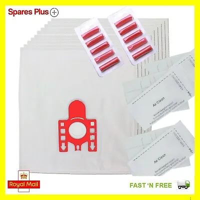 10 Dust Bags & 5 Filters For MIELE FJM Vacuum Cleaner Hoover CAT & DOG C1 C2 C3 • £11.15