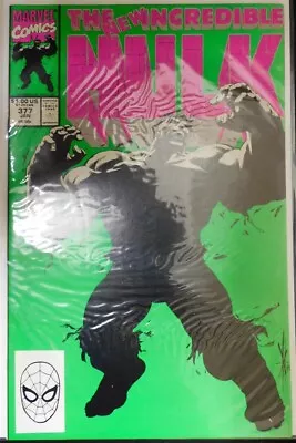Incredible Hulk 377 Marvel Comic 1st Professor Peter David Keown 1991 Vf/nm • $10
