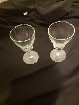 2 Vintage Thick Ice Cream Sundae Float Milk Shake Soda Fountain Glasses-5.75  • $1.99