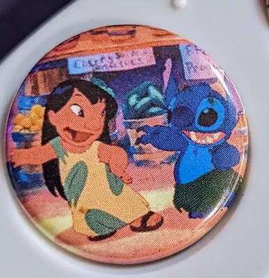1.25-in Lilo And Stitch Disney Cartoon Pin Badge Button • $3.50