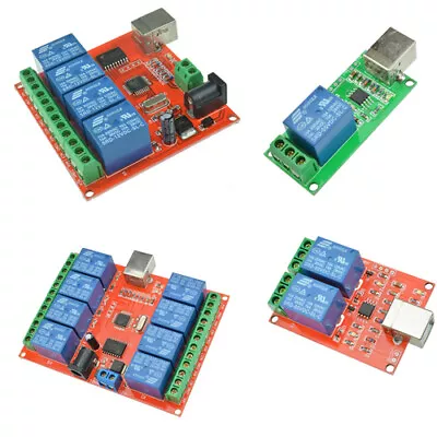 5V/10V USB Relay 1/2/4/8 ChProgrammable Computer Control Relay For Smart Home • $12.18