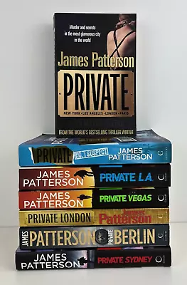 7 X James Patterson Bundle 1x Hardcover 6x Soft Lot Crime Bulk Private Sydney • $44.95