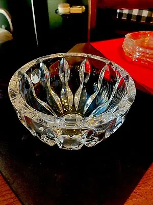 Miller Rogaska 7 Inch Thick Crystal Bowl Equinox • $39
