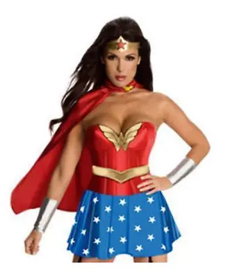 £21.66 • Buy Halloween Adult Sexy Wonder Women Cosplay Costume Fancy Party Superhero Dress 